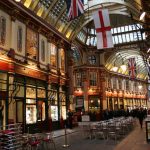 Leadenhall Market shops restaurants cafes chairs showing use class e for planning